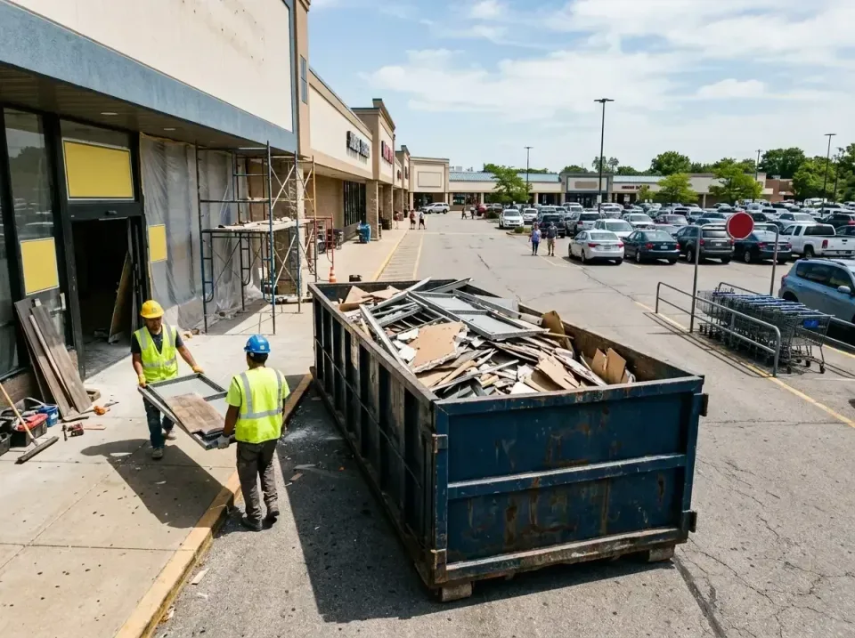 retail-store-renovation-debris-003 — frequently asked questions, Roll-off Dumpster Rentals in Poplar Grove, IL